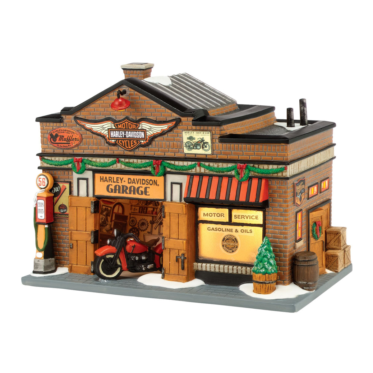 Harley-Davidson® Garage 4035565 – Department 56 Retirements