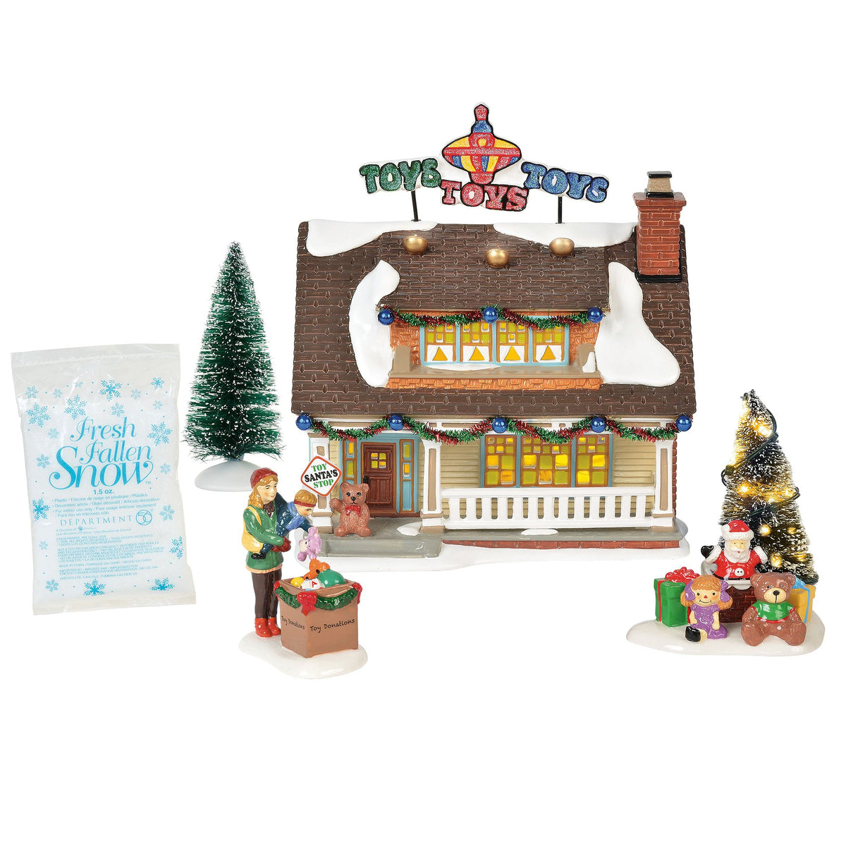 SCOTTIE'S TOY SHOP # 58871 DEPT 56 Christmas in the City Exclusive Gift set  10