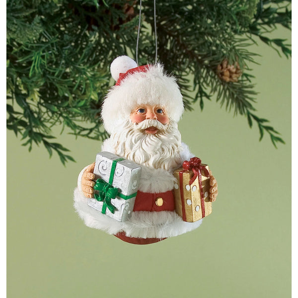 DELIVERING GIFTS SANTA ORN