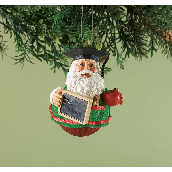 TEACHING SANTA ORNAMENT