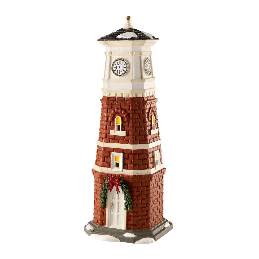 Snow Village Clock Tower