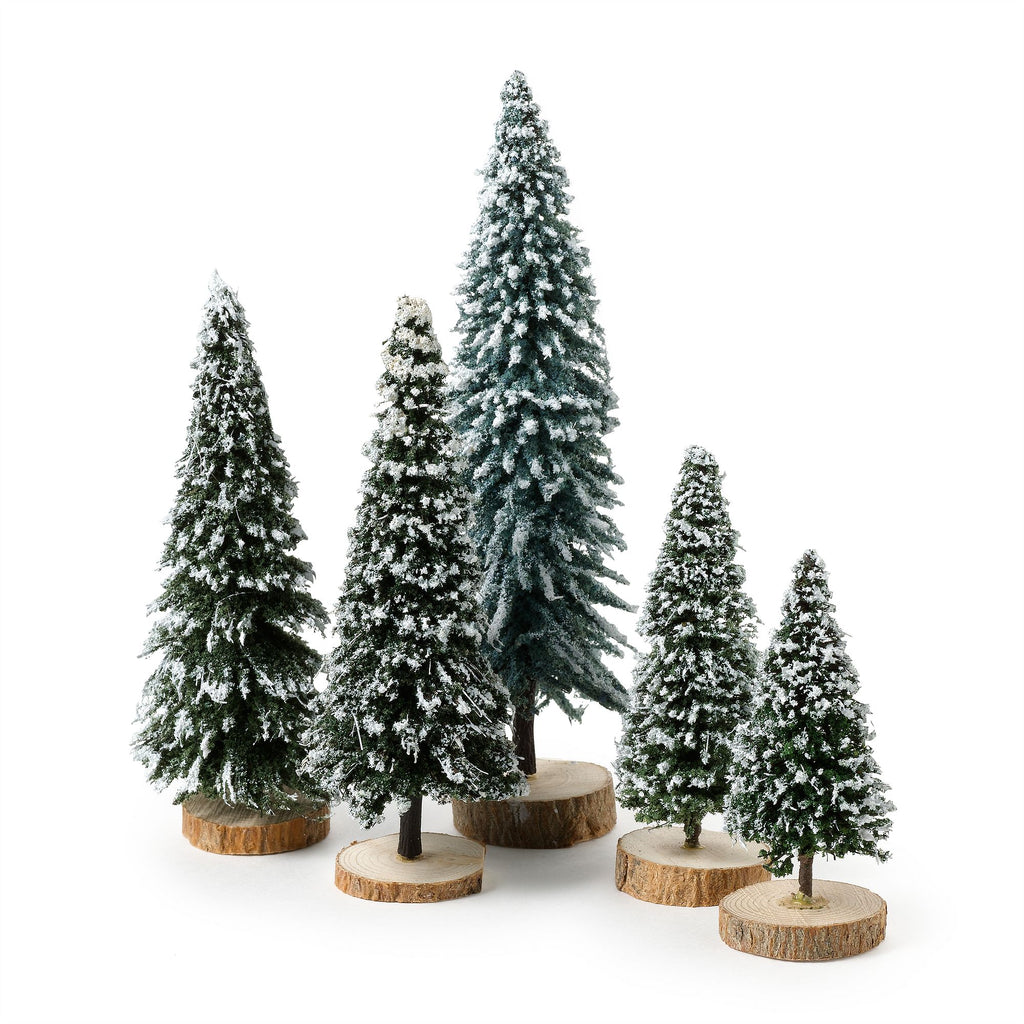 Snow Covered Pines, Set of 5