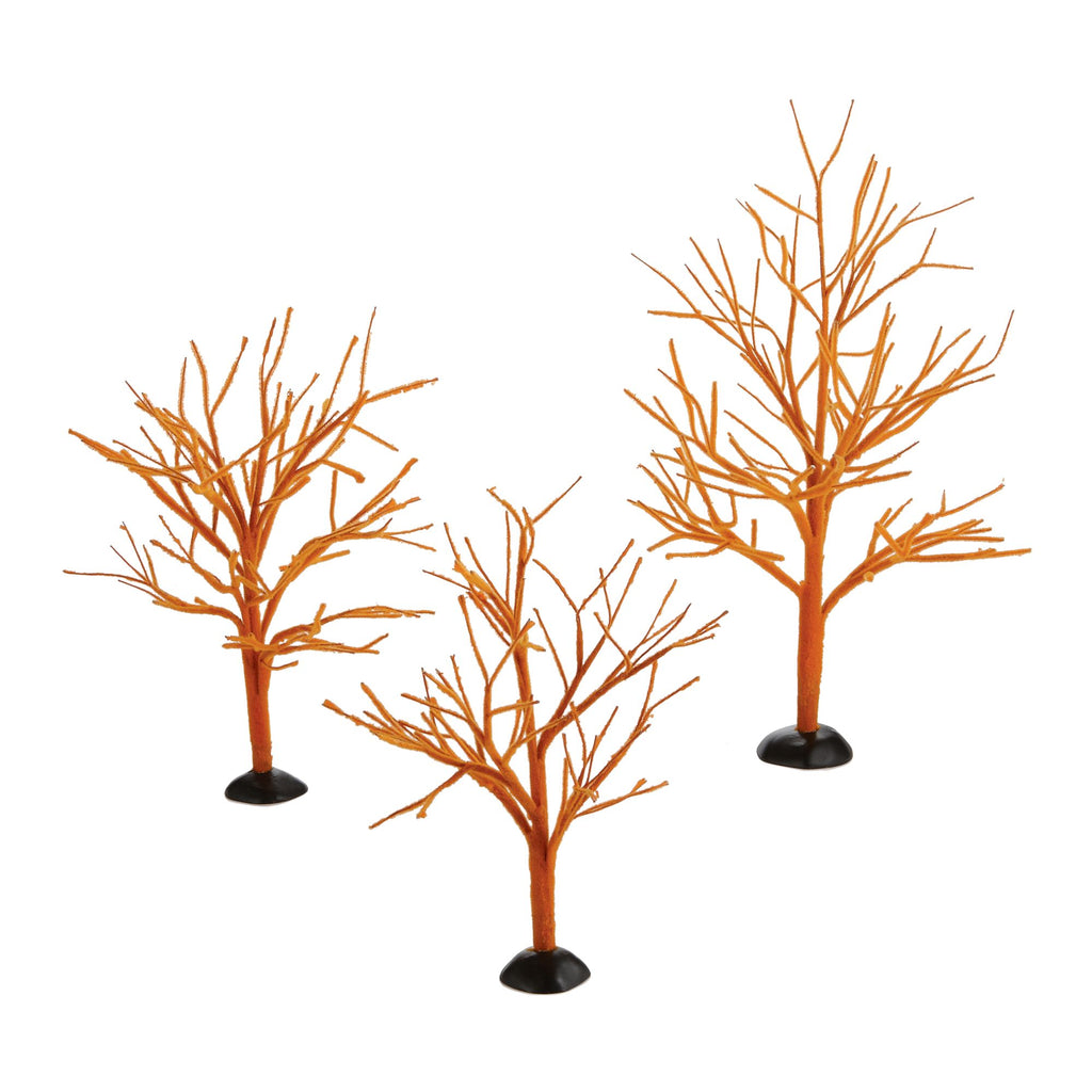 Orange Bare Branch Trees