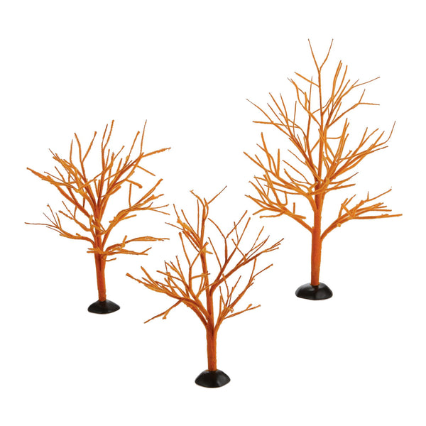 Orange Bare Branch Trees