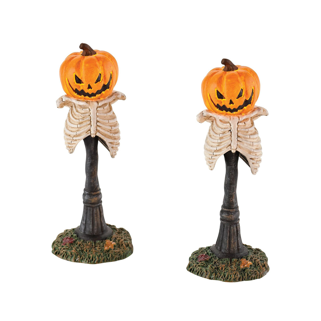 Creepy Pumpkin Street Lights