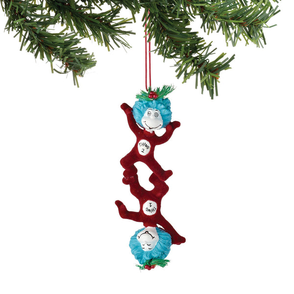 Thing 1 And Thing 2 Ornament