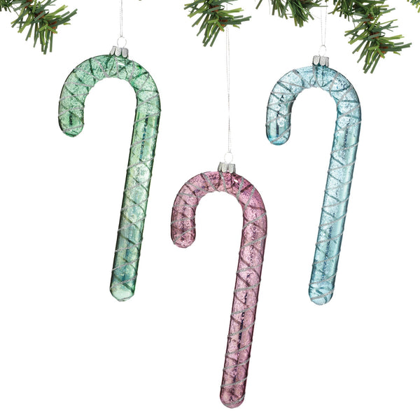 Striped Candy Cane Ornament