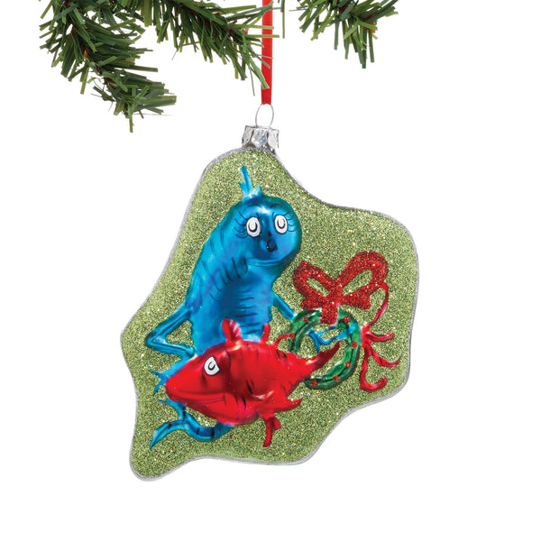 Red Fish Blue Fish Flat Glass