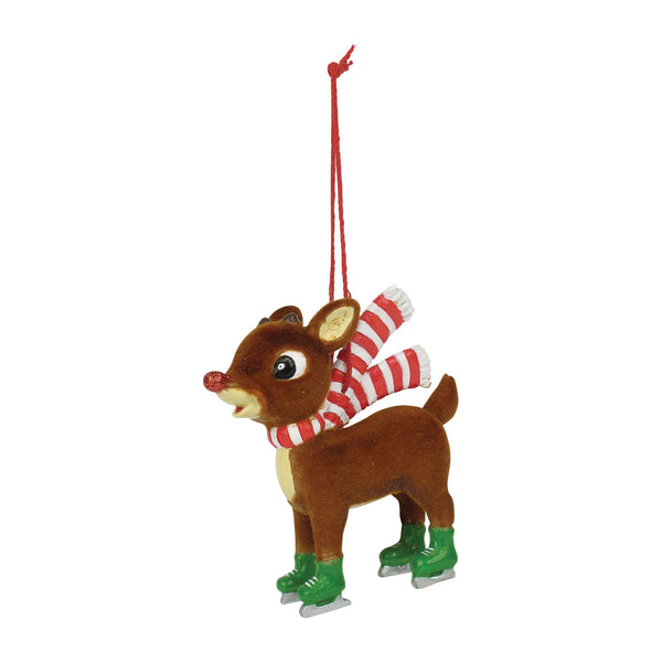 Santa On Skates Ornament