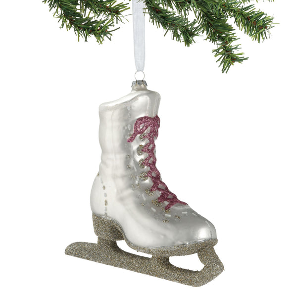 Glass Skate Ornament