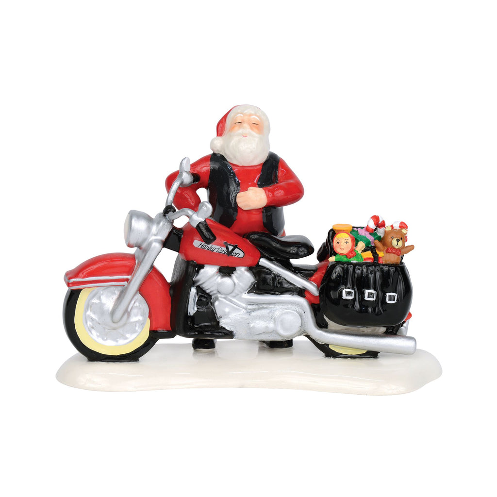 Santa's New Sleigh Is A Harley