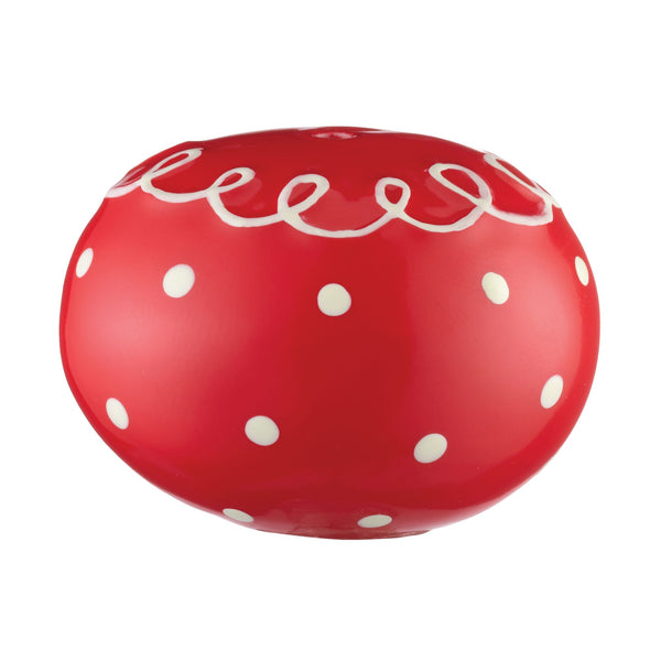 Rudolph and Santa Glass Orn