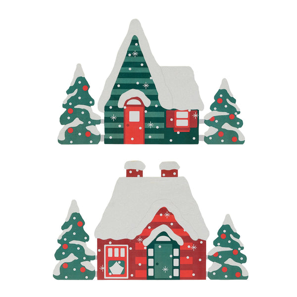 House Facade, Set of 2