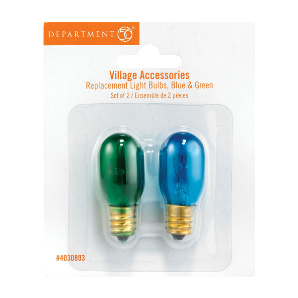 Vlg Rplcmnt Bulbs, Blue Green