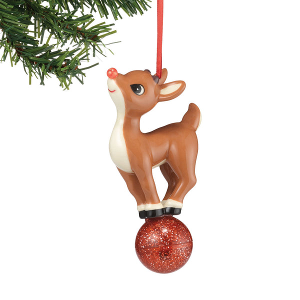 Lit Rudolph Ornament