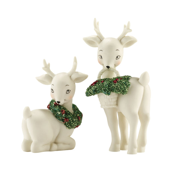 Holly Deer, Set of 2