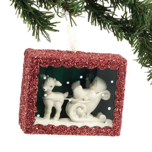 Sleigh Ride Box Ornament