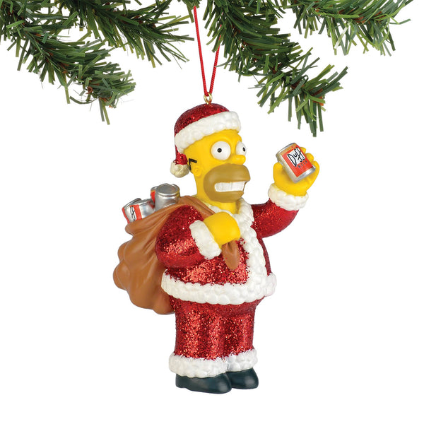 Santa Homer Ornament