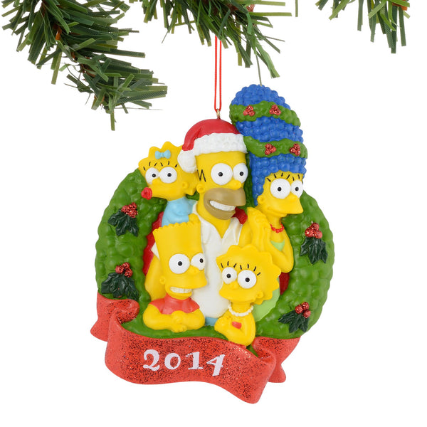 Simpsons 2014 Ornament