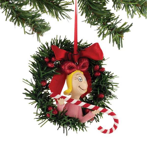 Cindy Lou Sisal Wreath Orn