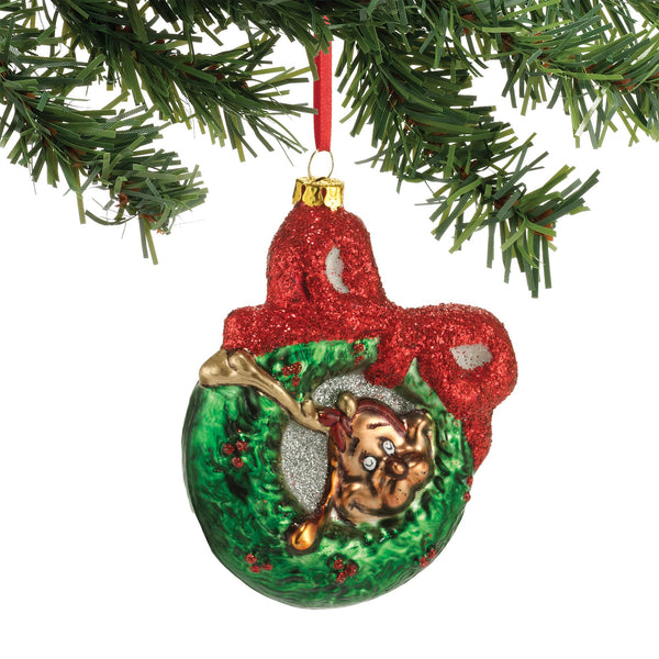 Max Glass Wreath Orn