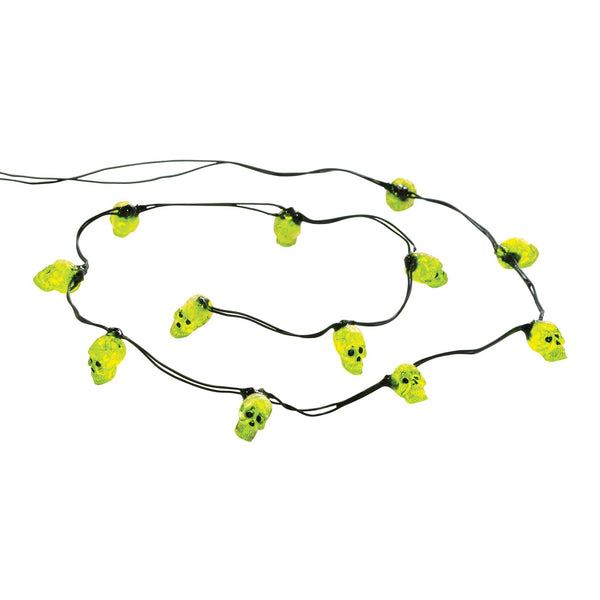 String Of 12 Skull Lights