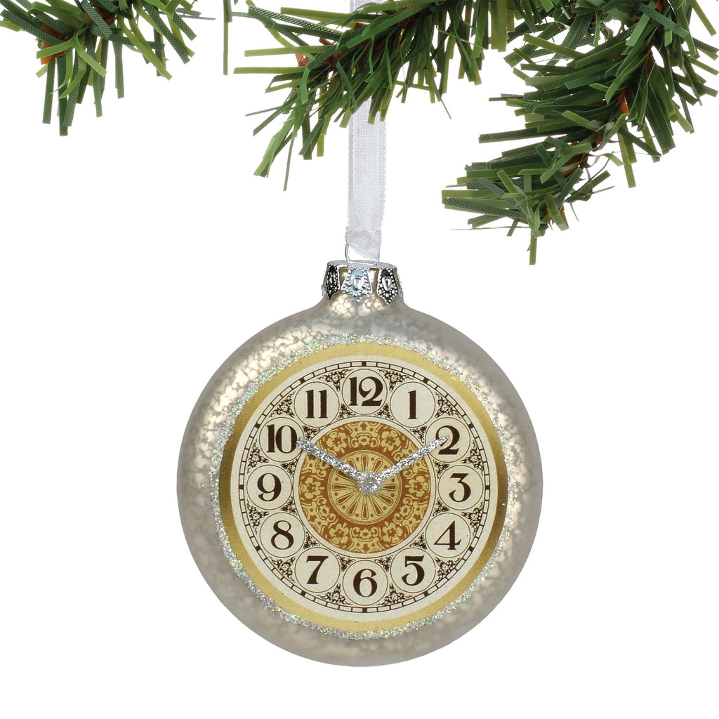 Disk Clock Ornament