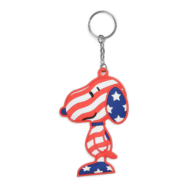 Patriotic Pup Keychain