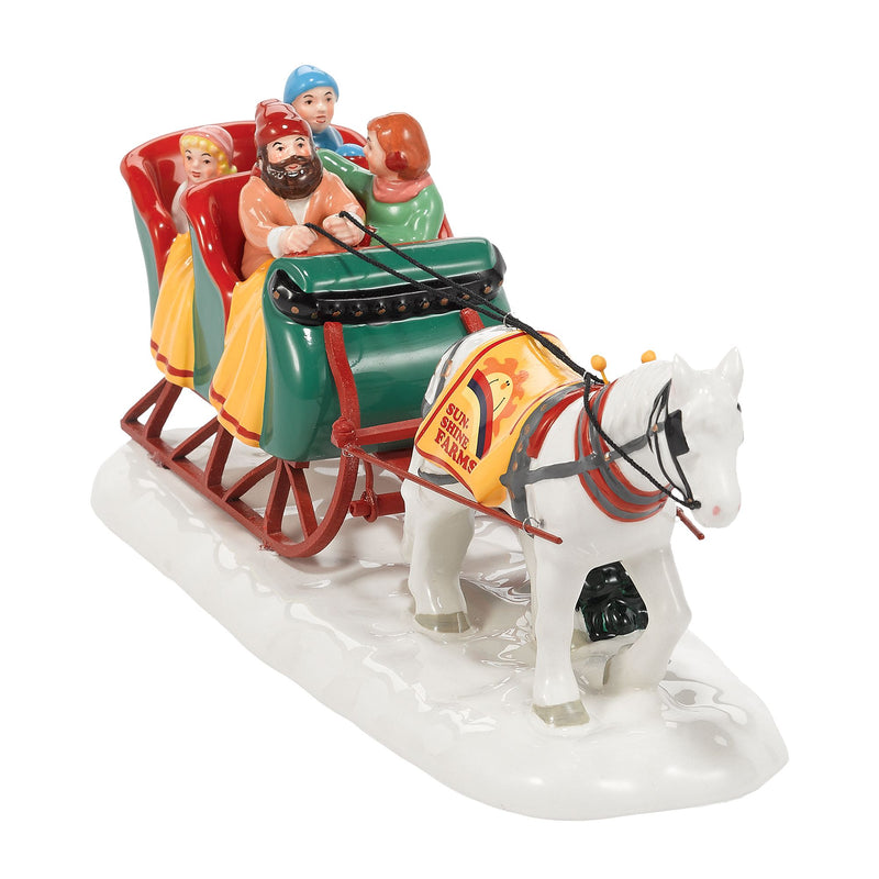 Snow Village Sleigh Ride