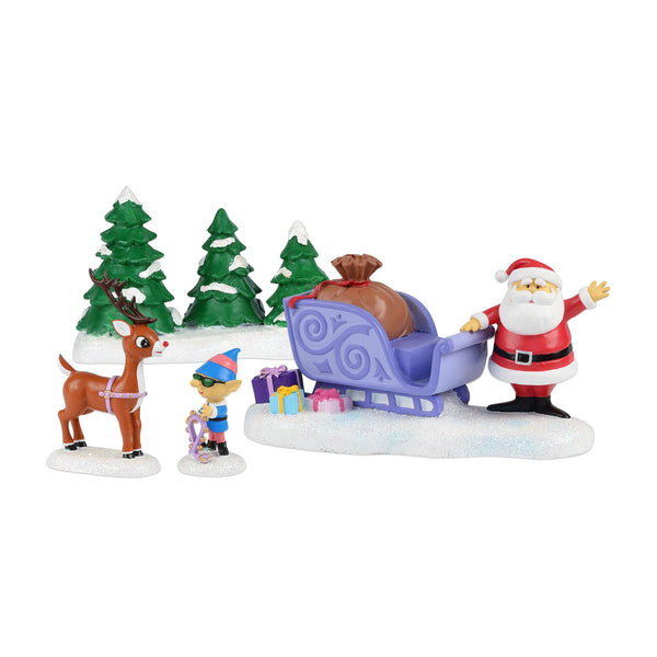 Rudolph Will Lead, Set Of 4