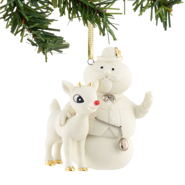 Rudolph & Sam Bisque Orn