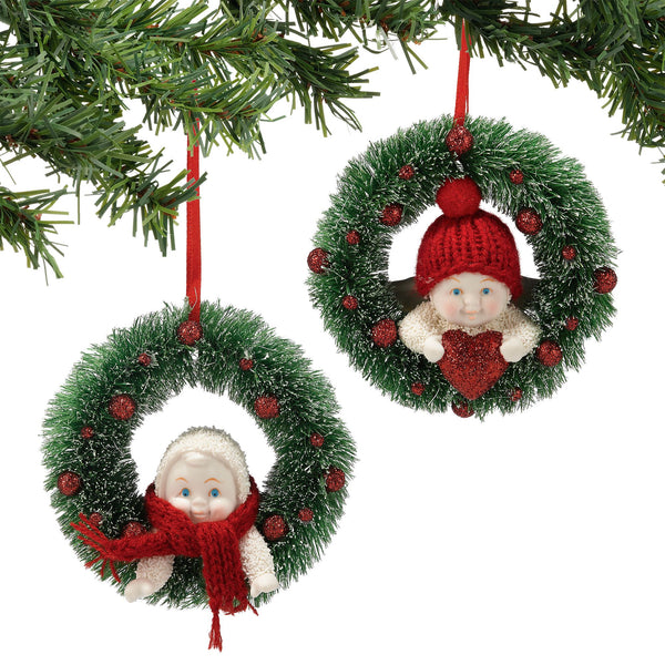 Baby In Wreath Ornament, 2a