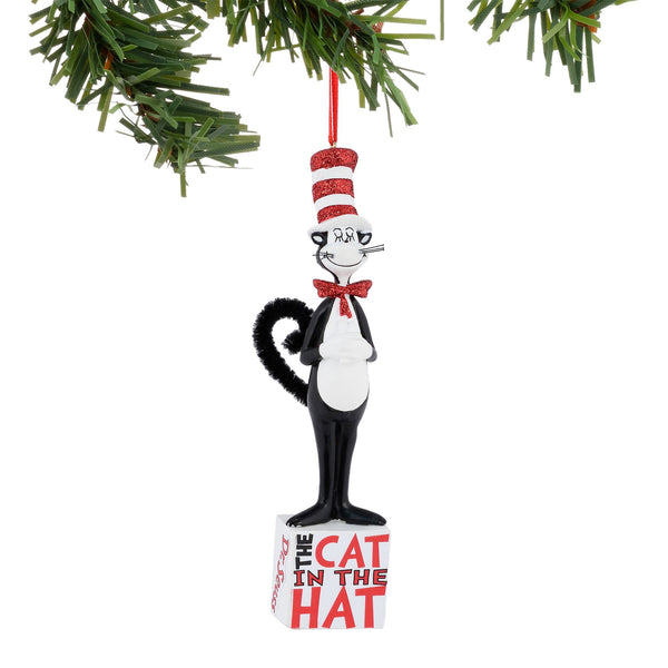 Cat On Block Ornament