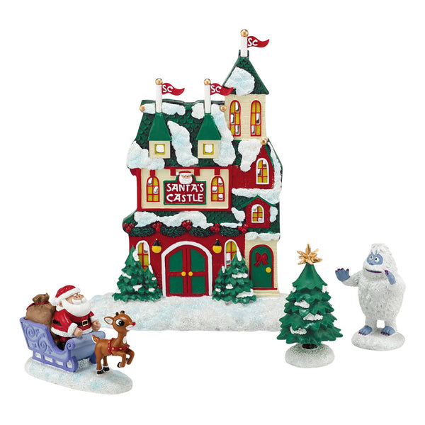 Santa's Castle Set Of 4