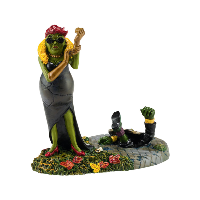 Department 56: Statuetta Snow Village Halloween Con Dolcetti, Perfetta Per Il Tuo Villaggio Incantato! - 3