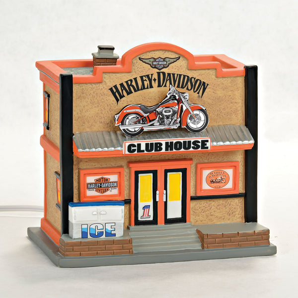 Harley Davidson Miniature Village Motorcycle Clubhouse