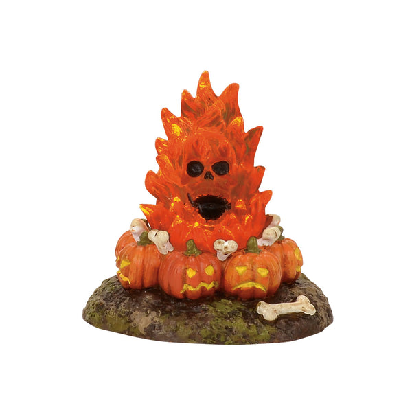 Flaming Skull Bonefire