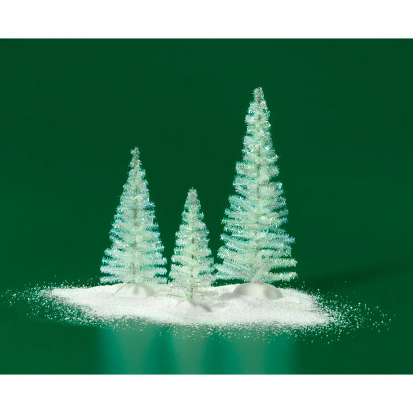 Classic Tinsel Trees - White