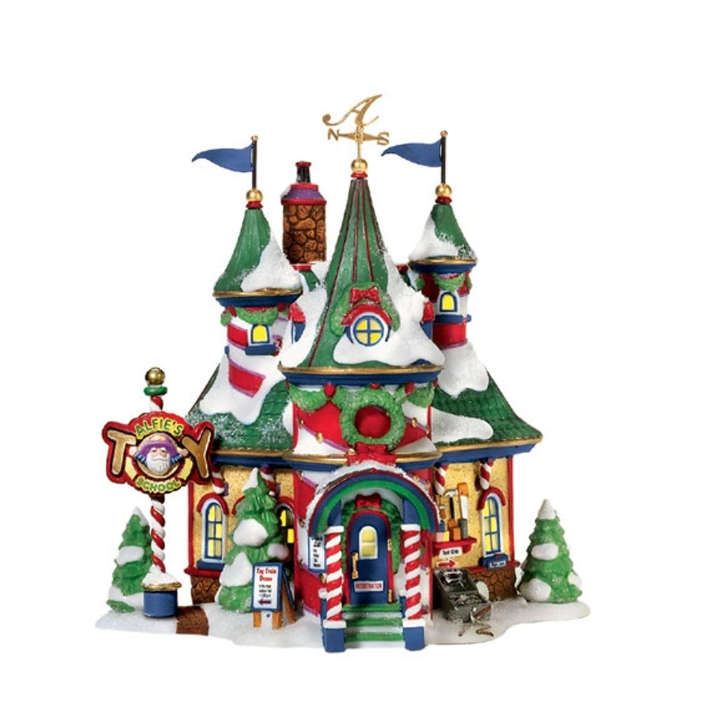 Alfie's Toy School For Elves - 56.56781 – Department 56 Retirements