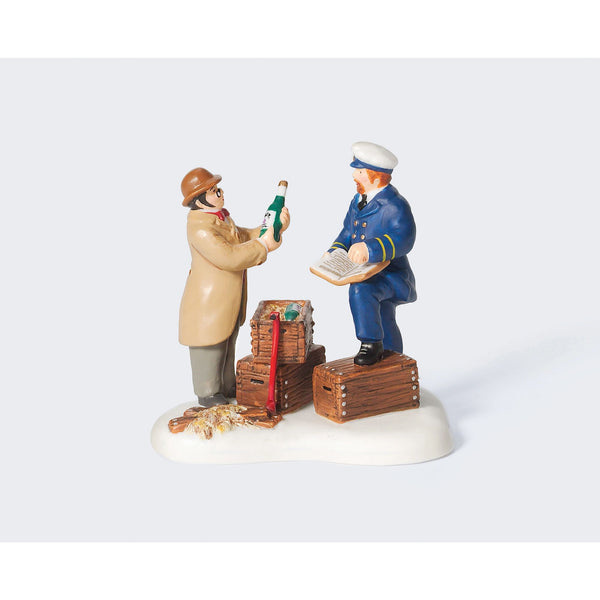 Checking The Ship's Manifest,