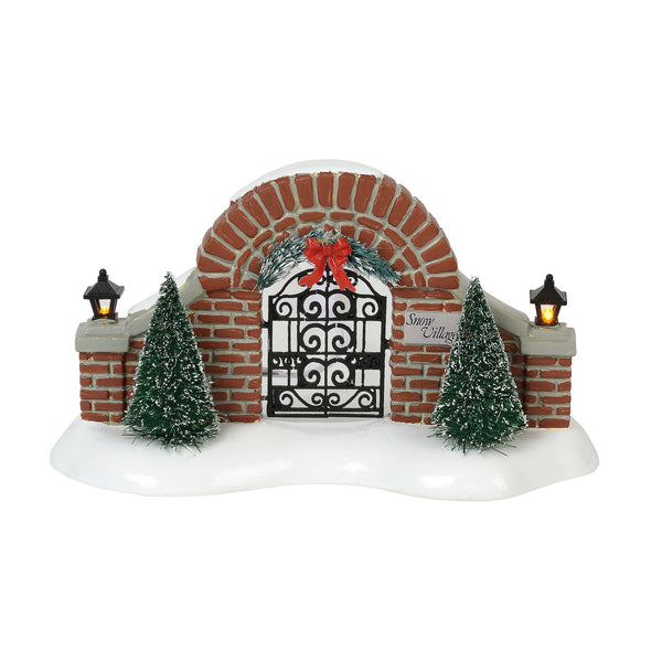 Snow Village Gate