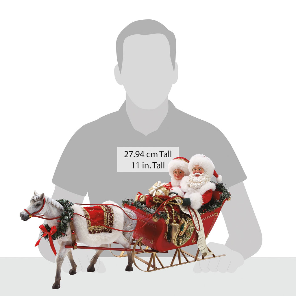 XMSPD One Horse Open Sleigh 6000717 – Department 56 Retirements