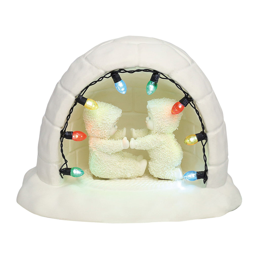  Didiseaon 6 Pcs Glowing Igloo Luminous House Ceramic