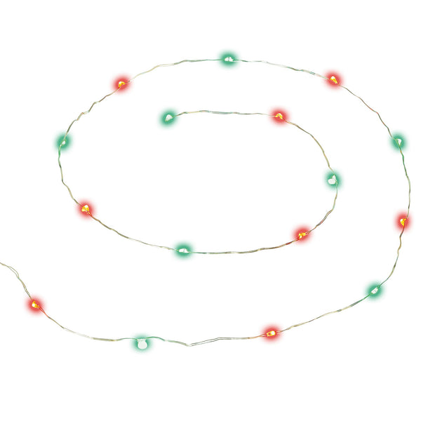 String Of 16 Red & Green Light