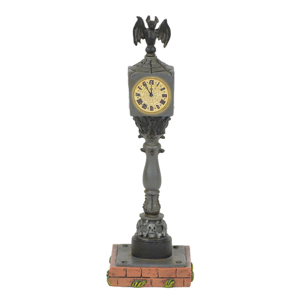 Lit Halloween Town Clock