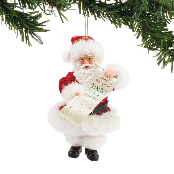 Tinsel in a Tangle Ornament