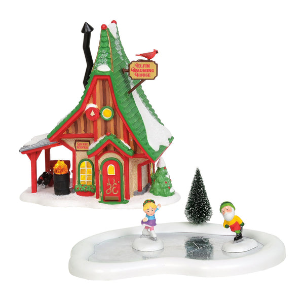 Department 56 North Pole Village Santa’s Helpers Training store Academy Christmas