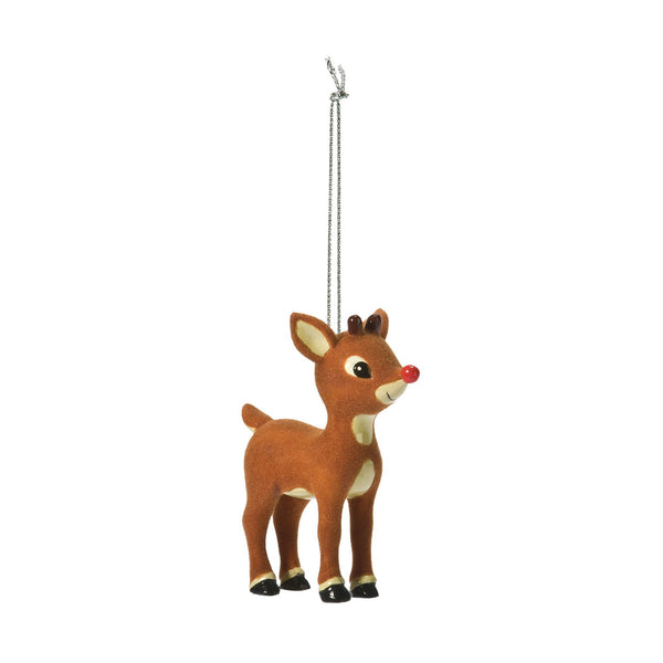 Flocked Rudolph