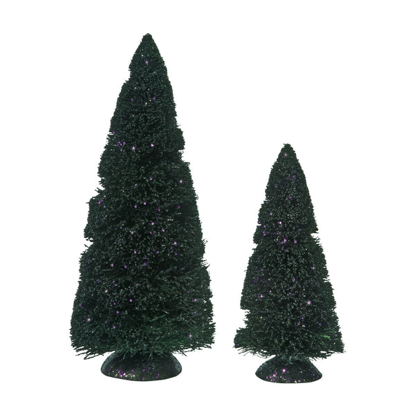 Purple Glitter Sisal Trees