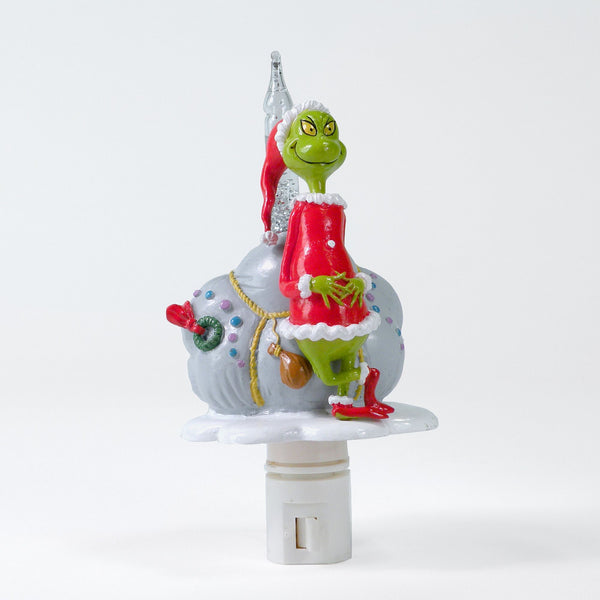 Grinch With Bag Bubblelight